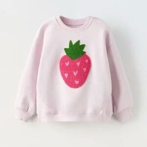 Zara Strawberry Sweatshirt